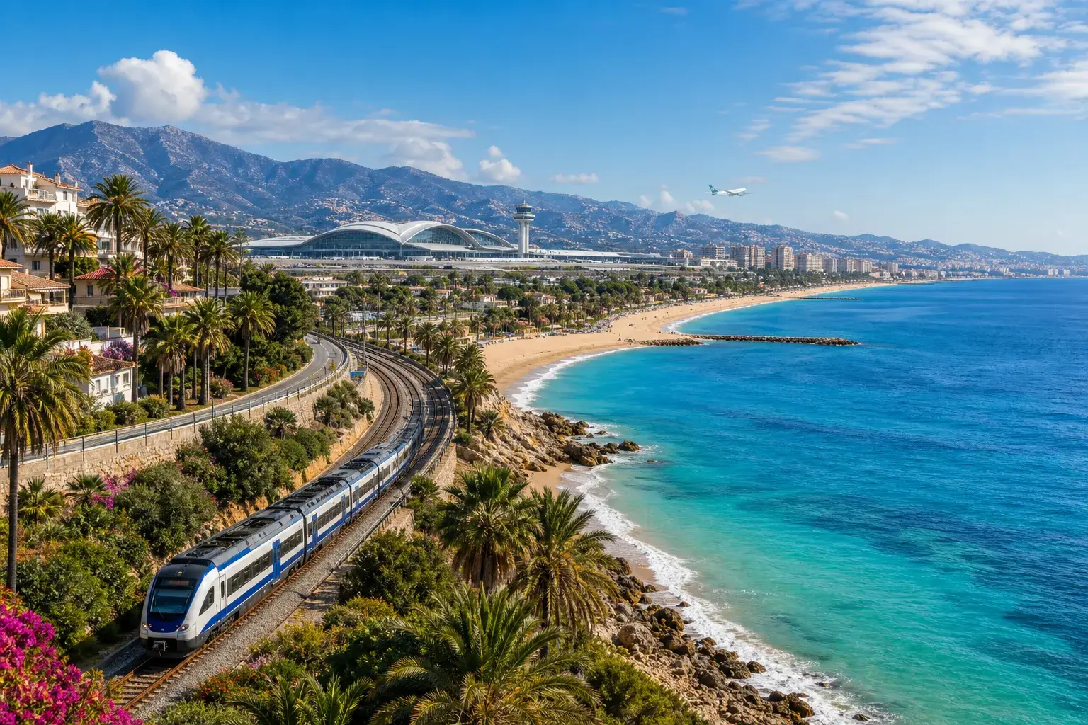 Bästa flygplatserna i närheten av Fuengirola illustration